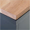 Cosi Fires - Vuurtafel Cosiloft Relax Eettafel Black / Teak - Vuurtafels - Hout - Zwart