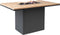 Cosi Fires - Vuurtafel Cosiloft Relax Eettafel Black / Teak - Vuurtafels - Hout - Zwart