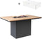 Cosi Fires - Vuurtafel Cosiloft Relax Eettafel Black / Teak - Vuurtafels - Hout - Zwart