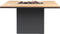 Cosi Fires - Vuurtafel Cosiloft Relax Eettafel Black / Teak - Vuurtafels - Hout - Zwart