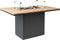 Cosi Fires - Vuurtafel Cosiloft Relax Eettafel Black / Teak - Vuurtafels - Hout - Zwart