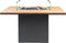 Cosi Fires - Vuurtafel Cosiloft Relax Eettafel Black / Teak - Vuurtafels - Hout - Zwart