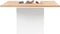 Cosi Fires - Vuurtafel Cosiloft Relax Eettafel White / Teak (120 cm) - Vuurtafels - Hout - Wit