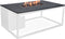 Cosi Fires - Vuurtafel Cosiloft white / black (120cm) - Vuurtafels - Aluminium - Zwart