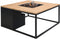 Cosiloft 100 lounge table black / teak