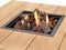Cosiloft 100 lounge table black / teak