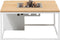 Cosiloft 100 lounge table white / teak