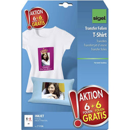 Sigel T1156 T1156 T-shirt transferfolie 197 g/m² 12 vellen