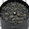 Cosiscoop Basket Black Gaslantaarn - Unieke sfeermaker - Voor binnen en buiten - Brand 5 tot 6 uur op een gascartouche