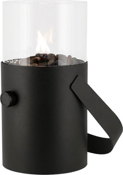 Cosiscoop Original Black Gaslantaarn - Unieke sfeermaker - Voor binnen en buiten - Brand 5 tot 6 uur op een gascartouche