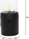 Cosiscoop Original Black Gaslantaarn - Unieke sfeermaker - Voor binnen en buiten - Brand 5 tot 6 uur op een gascartouche