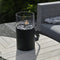 Cosiscoop Original Black Gaslantaarn - Unieke sfeermaker - Voor binnen en buiten - Brand 5 tot 6 uur op een gascartouche
