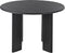 COSMO - Ronde eettafel - Zwart - 100 cm - MDF