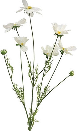 Cosmos Orion creme kunstbloem