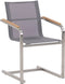 COSOLETO - Tuinstoel set van 4 - Grijs - Polyester