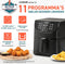 Cosori Airfryer XL – Heteluchtfriteuse 5.5 liter - 11 programma's – Inclusief Spiezenrek en 5 Spiesjes - Zwart