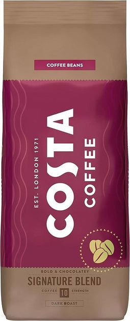 Costa Coffee Signature Blend Dark Roast - koffiebonen - 1 kilo