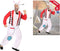 Costume for Adults Rabbit Multicolour XL (2 Pieces) (2 Units) (2 pcs)