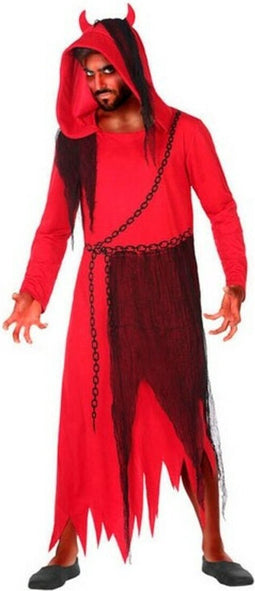 Costume for Adults Red Male Demon XXL