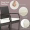 costway buitenstoelen - 2 stuks - met kussen