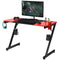 Costway gaming bureau - speakers en beker houder- 120 x 60 x 77 cm