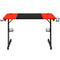 Costway gaming bureau - speakers en beker houder- 120 x 60 x 77 cm