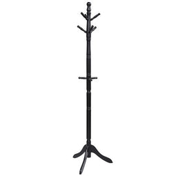 Costway Kapstok Houten Hal Tree - zwart