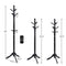 Costway Kapstok Houten Hal Tree - zwart