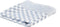 Cosy handdoek, ft 80 x 80 cm, geruit, wit/blauw