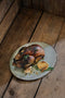 Cosy & Trendy Ararat Presentatiebord ovaal - 26x21cm - Grijsblauw