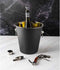 Cosy & Trendy Black Champagne-emmer Ø21xH21cm - Zwart