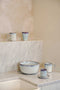 Cosy & Trendy Bondi Mok zonder oor 31cl - Set van 2 stuks - Witblauw