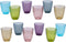 Cosy & Trendy Drinkglazen - 12x st - gekleurd - 310 ml - waterglazen - Cosy Moments Streetfood - glazen