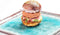 Cosy & Trendy Isabeau Dessertbord 22x22cm - Set van 2 stuks - Blauw