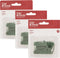 Cosy & Trendy Kerstbalhaakjes - 100x - groen - 4 cm - kerstballen ophangen - kerstversiering