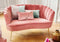 Cosy & Trendy Kussen velvet grijs/groen - 50x30x10cm - Polyester