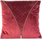 Cosy & Trendy Kussen zipper bordeaux - 45x45x10cm - velvet