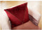 Cosy & Trendy Kussen zipper bordeaux - 45x45x10cm - velvet