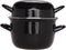 Cosy&Trendy Mosselpan - Ø 18 cm - 1,2 kg - 2L8 - Zwart