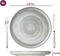 Cosy & Trendy Serviesset 6 personen – Baltic Grey – 18-delig – Bevat Dinerborden, Ontbijtborden & Diepe Borden – Lichtgrijs aardewerk met uniek patroon – Vaatwasser- en Magnetronbestendig – Stapelbaar