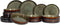 Cosy & Trendy Serviesset Quintana Green - 18-delig / 6 personen