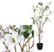 PTMD Magnolia Boom Kunstplant - H173 x Ø48 cm - Plastic Pot - Wit