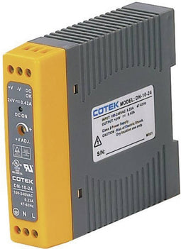 Cotek DN 10-15 DIN-rail netvoeding 15 V/DC 0.67 A 10 W Aantal uitgangen: 1 x Inhoud: 1 stuk(s)