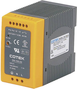 Cotek DN 100-15 DIN-rail netvoeding 15 V/DC 6.4 A 96 W Aantal uitgangen: 1 x Inhoud: 1 stuk(s)