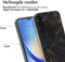 imoshion Hoesje Geschikt voor Samsung Galaxy A34 (5G) Hoesje Siliconen - imoshion Design hoesje - Meerkleurig / Black Marble