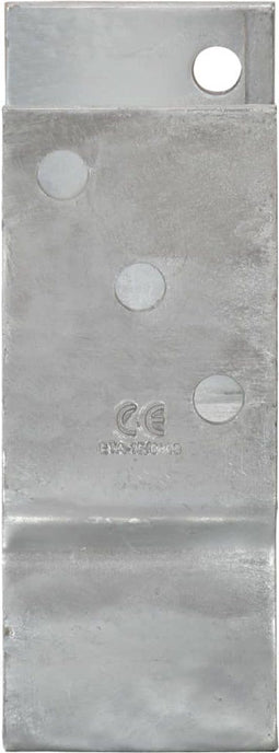 vidaXL Grondankers 6 st 9x6x15 cm gegalvaniseerd staal zilverkleurig