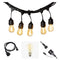 Cotton Ball Lights feestverlichting – Starter Kit - Inclusief 10 Edison LED Lampen (5 m) & Stekker (3 m) - Waterdicht