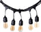 Cotton Ball Lights feestverlichting – Starter Kit - Inclusief 10 Edison LED Lampen (5 m) & Stekker (3 m) - Waterdicht