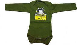 COTTON CANDY - Rompertjes - Groen met print - maat 62 / 68 - 2-6 maanden - set van 2