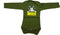 COTTON CANDY - Rompertjes - Groen met print - maat 62 / 68 - 2-6 maanden - set van 2